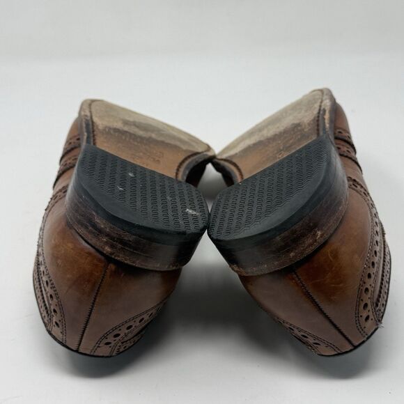 Allen Edmonds McAllister Wingtip Oxford Shoes Mens 8.5 D Brown Calfskin Leather main image 4